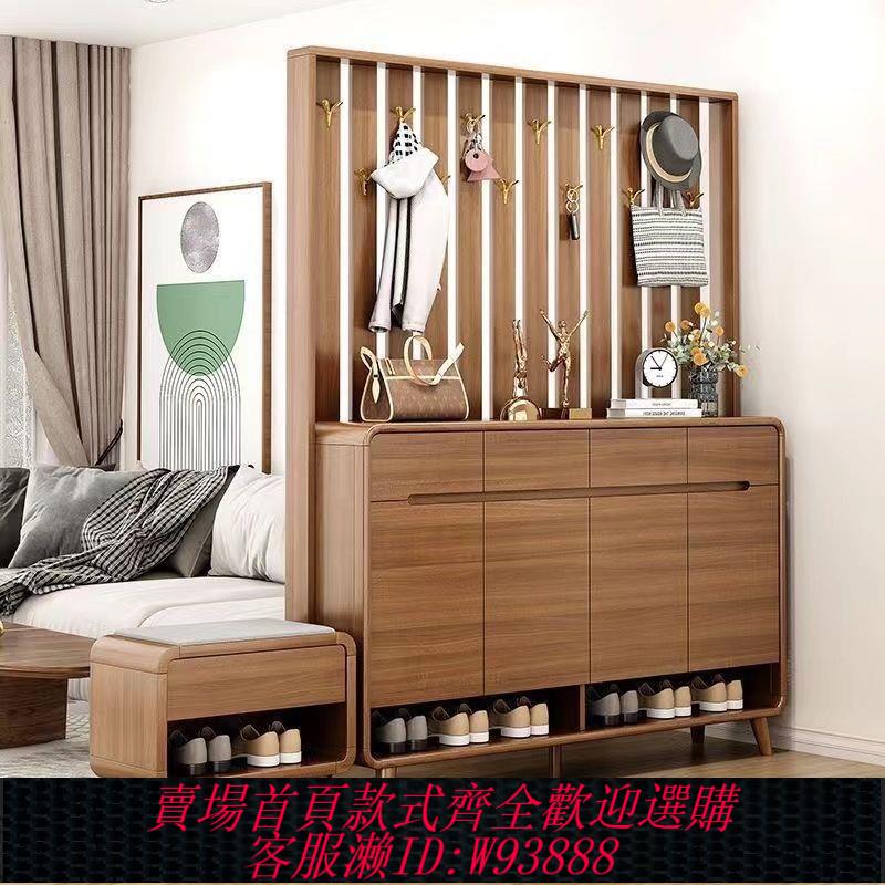 【公司貨 最低價】衣架隔斷櫃客廳雙面入戶玄關櫃隔斷鞋櫃一體衣架隔斷客廳遮陽
