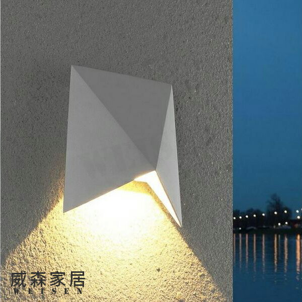 【威森家居】蟬翼LED洗牆燈 現貨實木鐵藝工業風現代簡約復古吸頂燈吊燈壁燈大廳客廳臥室燈具LED設計師 L190174