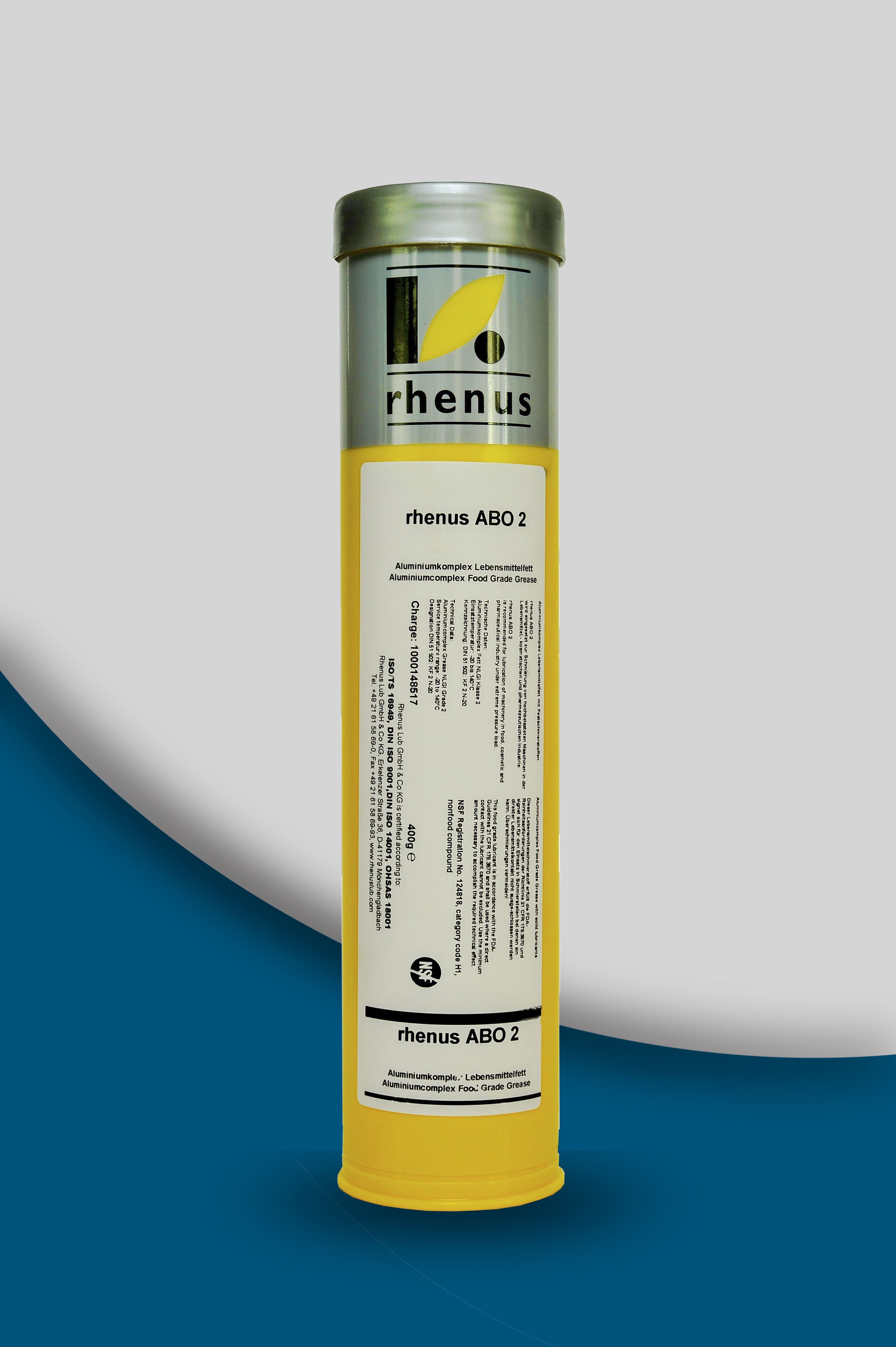 rhenus ABO 2 食品級 含聚四氟乙烯PTFE耐極壓潤滑脂(食品級潤滑油)