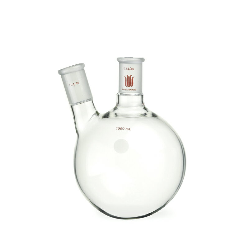 《SYNTHWARE》圓底燒瓶 雙磨口 Flask, Round Bottom,Two Neck