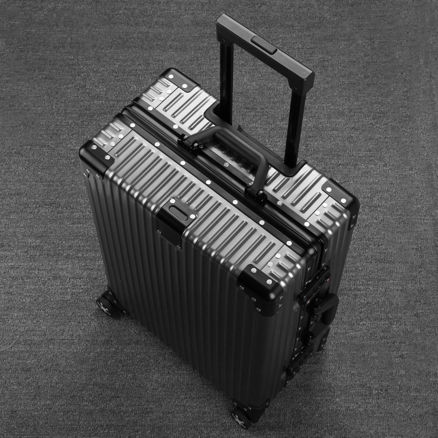 加厚全鋁鎂合金拉桿箱鋁合金行李箱男女萬向輪加固旅行箱密碼箱子