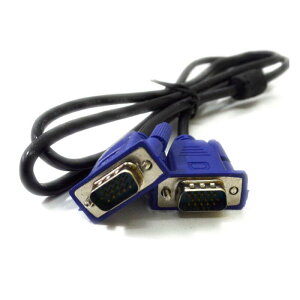 VGA接線 視頻線 螢幕線 雙磁環 藍色頭VGA公轉公連接線15針【DE255】 123便利屋