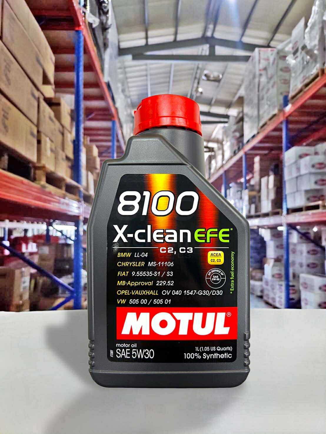 『油工廠』MOTUL 8100 X-Clean EFE 5W30 全合成 長效汽/柴油機油 229.52 C3 SP