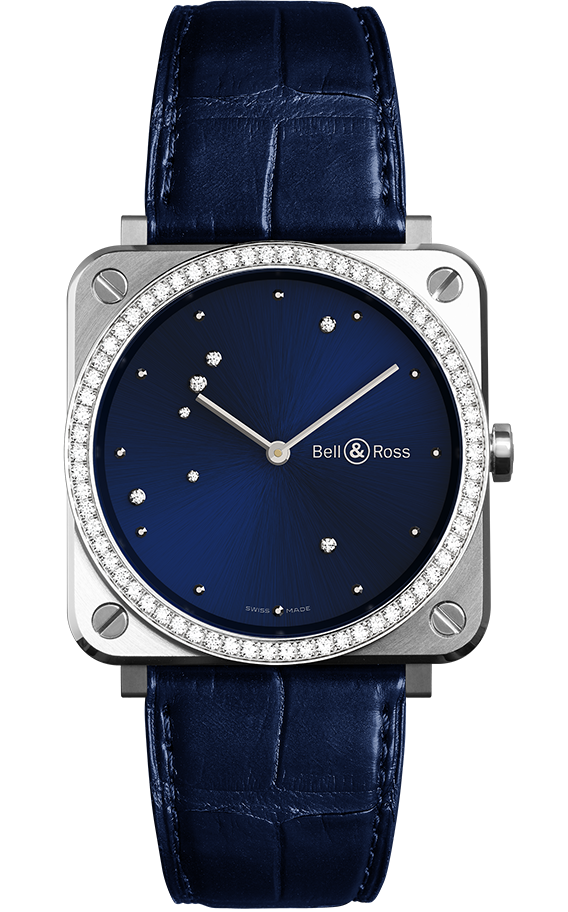 Bell & Ross 柏萊士 魔法星空天鷹座時尚腕錶(BRS-EA-ST-LGD/SCR)-39mm-藍面皮革【刷卡回饋 分期0利率】【APP下單22%點數回饋】