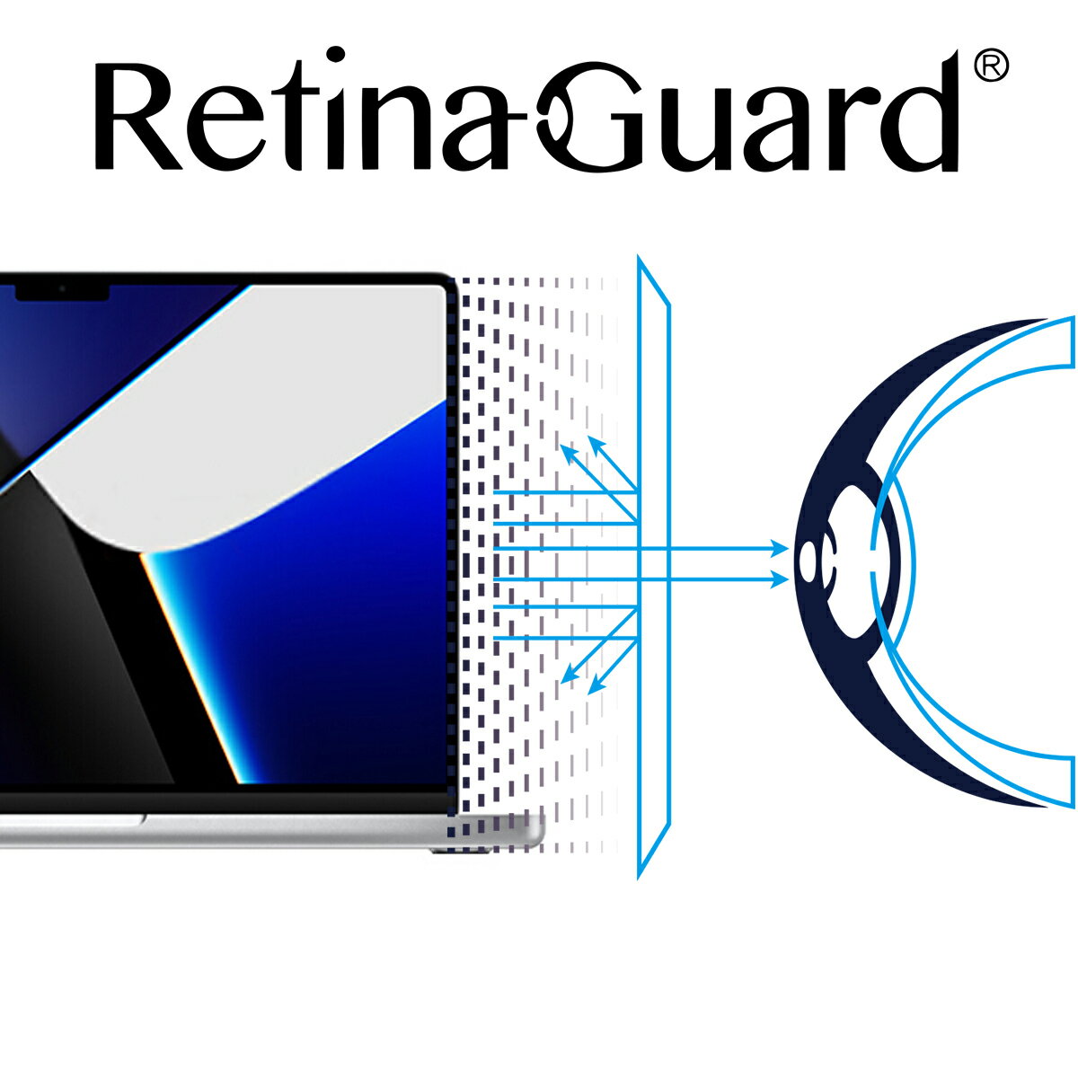RetinaGuard 視網盾│2021 Macbook Pro 14＂ 防藍光保護膜│14吋│SGS認證