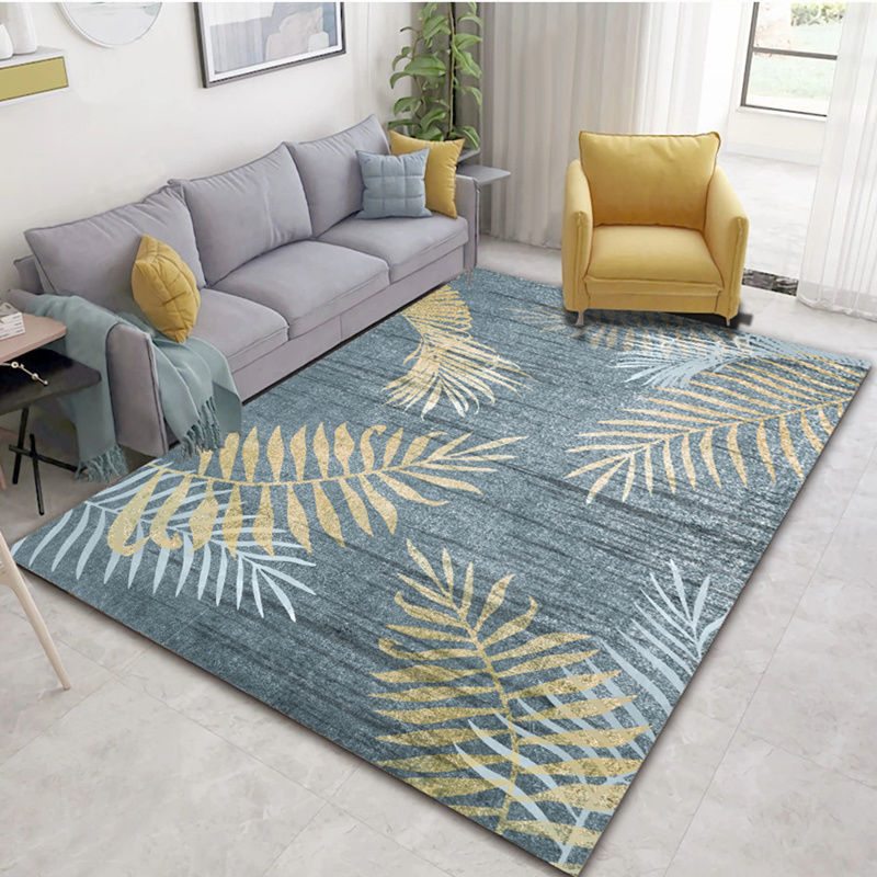 北歐地毯家用客廳茶幾地板墊子簡約現代臥室床邊毯可水洗機洗地墊