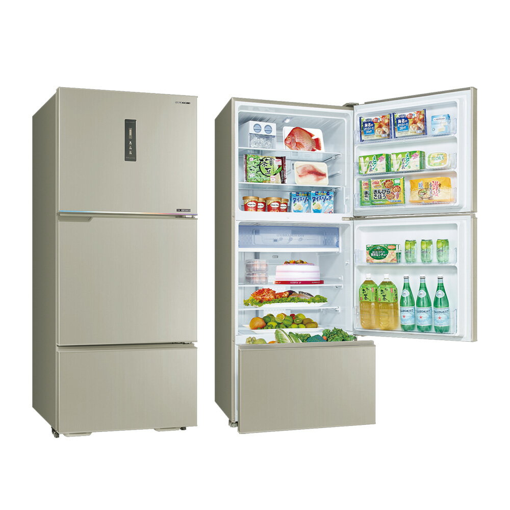 SANLUX台灣三洋 606公升 -3°C微凍室一級變頻三門電冰箱 /台 SR-V612C【APP滿額下單10%點數(單一帳號最高5000點)】1/31止