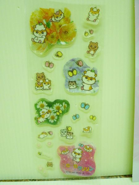 【震撼精品百貨】CorocoroKuririn 可樂鈴天竺鼠 貼紙 花 震撼日式精品百貨