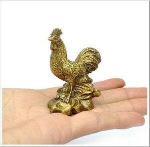純銅雞黃銅公雞擺件銅金雞十二生肖雞吉祥物家居客廳工藝品擺設