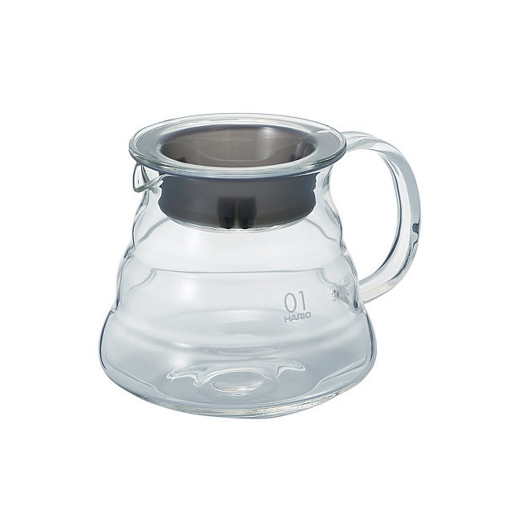 HARIO XGS-36TB 可微波 雲朵耐熱玻璃咖啡壺 360ml 手沖咖啡壺 花茶壺