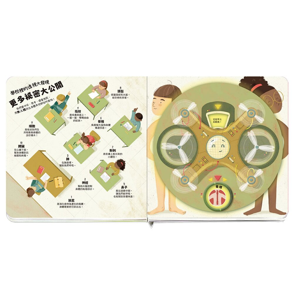 媽媽買 無人機探索遊戲書 華碩文化 世界動物大驚奇 微小世界大發現 人體透視大揭密 操作書 知識找找看 台灣現貨 7