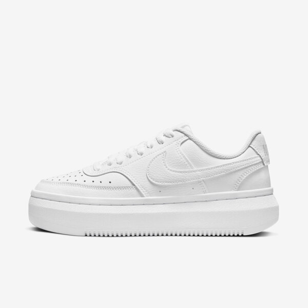 Nike Wmns Court Vision Alta LTR [DM0113-100] 女 休閒 運動 厚底 皮革 白