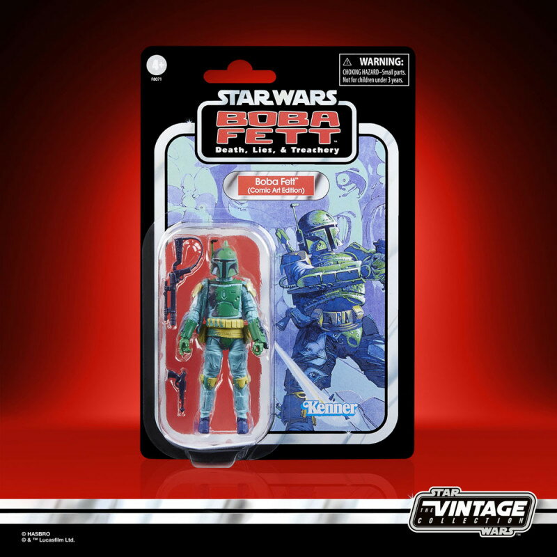 《 孩之寶 HASBRO》STAR WARS 星際大戰 3.75吋 經典人物 - Boba Fett 波巴·費特 (漫畫塗裝) 東喬精品百貨 F80715L21