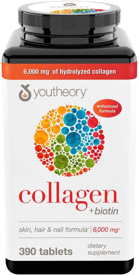 美國 Youtheory膠原蛋白(第一,二,三型)Collagen Advanced Formula 390錠