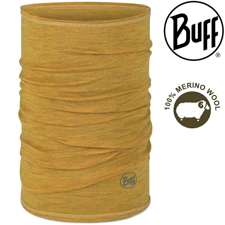 Buff 舒適素面 125 gsm 美麗諾羊毛頭巾 117819-102 玉米黃