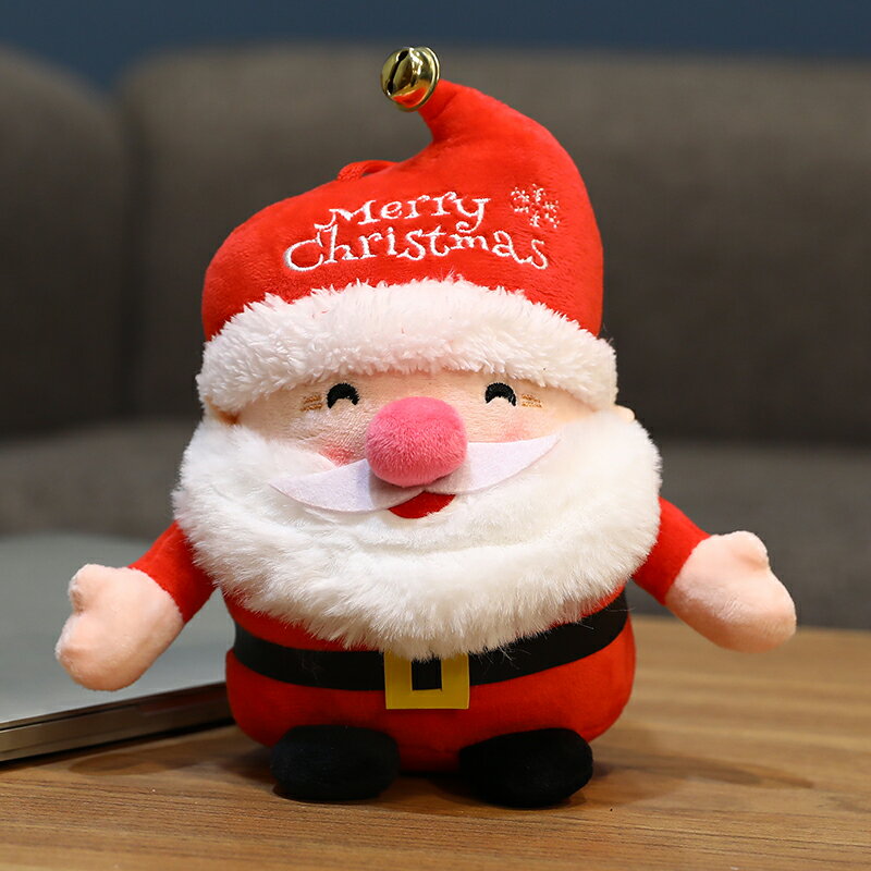 圣誕節新年禮物毛絨玩具圣誕老人公仔兒童玩偶布娃娃抱枕小女孩男