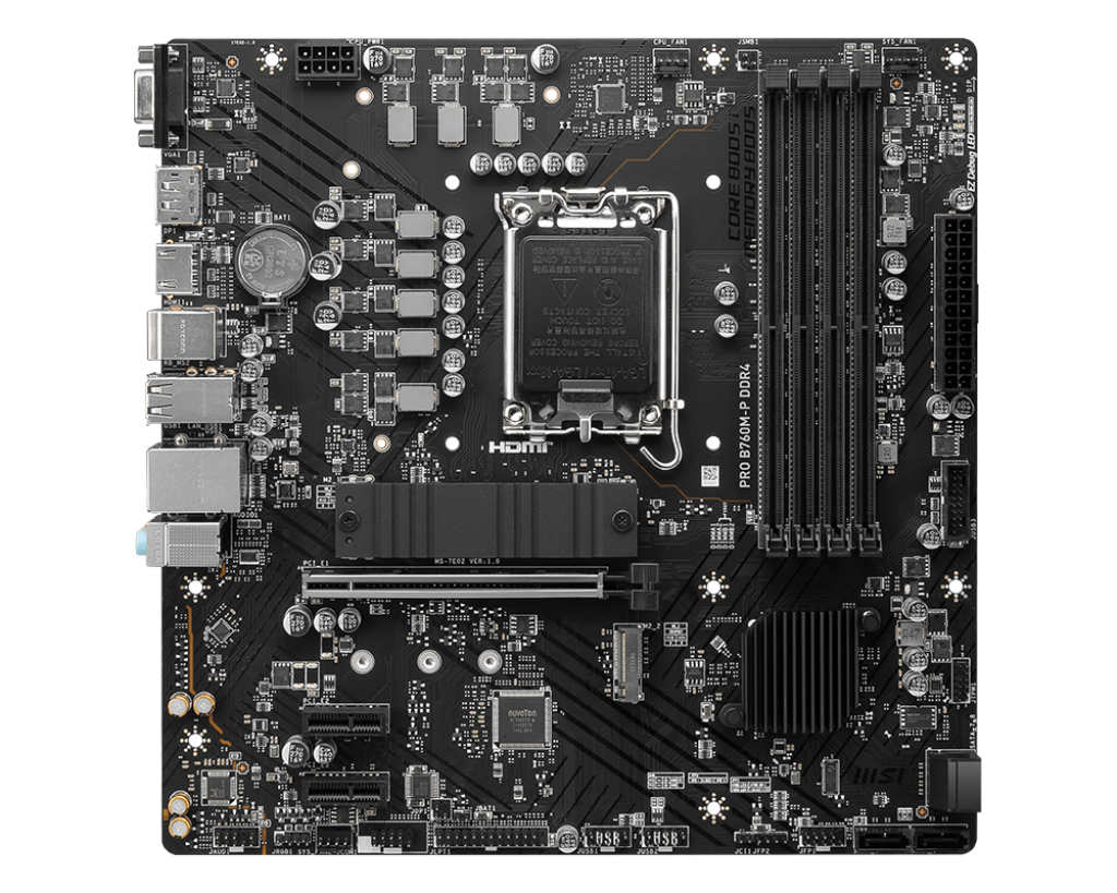 MSI微星 PRO B760M-P DDR4 MATX 1700腳位 主機板 2