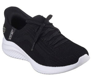 Skechers Ultra Flex 3.0 [150177BLK] 女 健走鞋 休閒 步行 愛心水鑽 瞬穿 舒適 黑