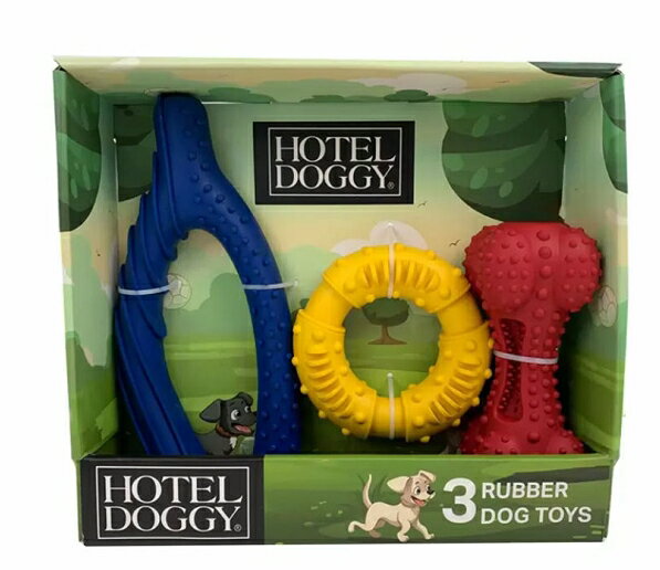 [COSCO代購4] D141643 Hotel Doggy 寵物耐咬玩具 3入組
