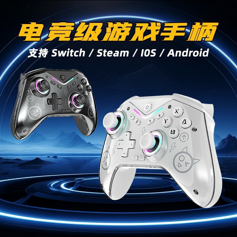 新款SWITCH 可程式設計遊戲手柄 Steam/IOS/Android 通用無線藍芽手柄【Snowbelle優選】