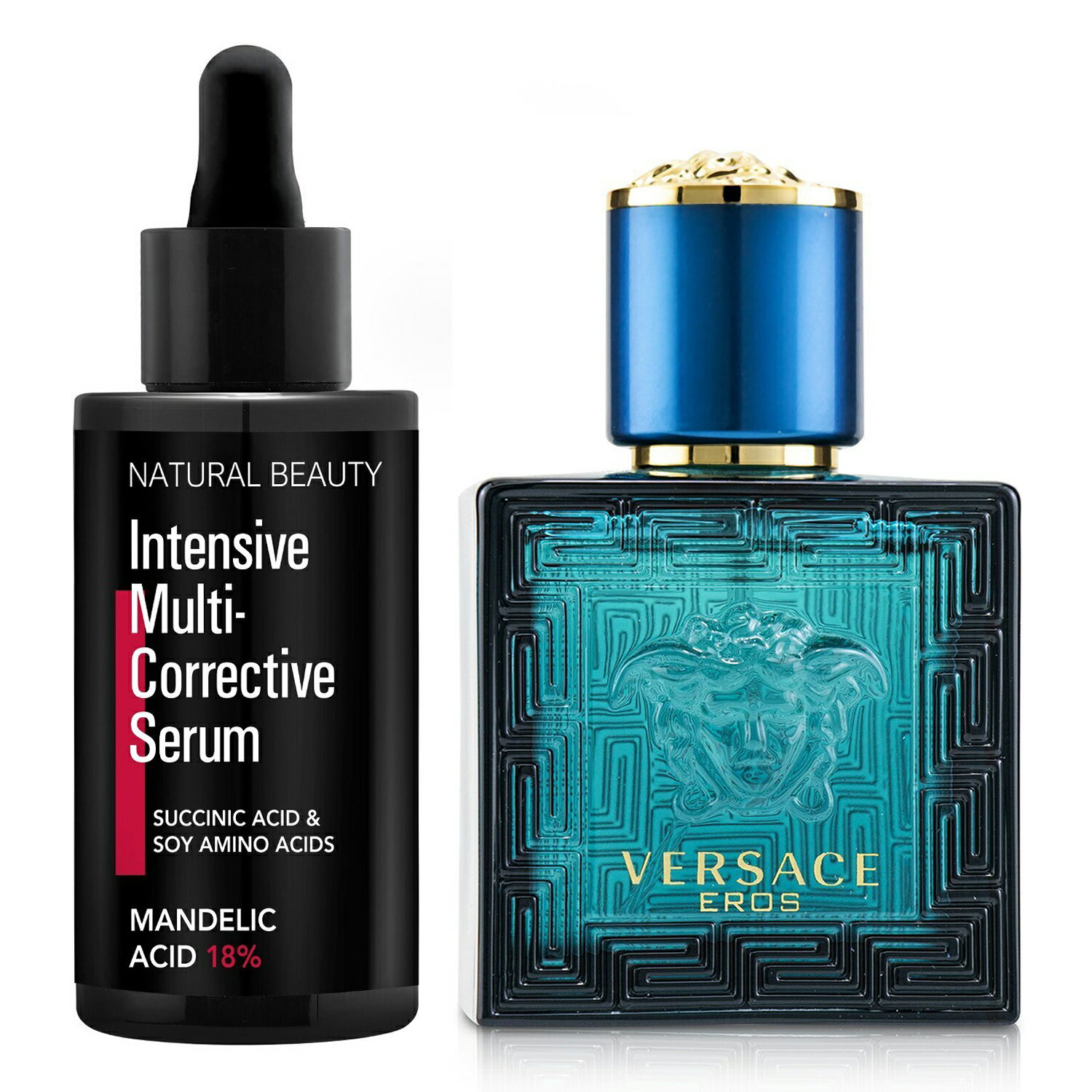 凡賽斯 Versace - Versace 愛神 淡香水噴霧 30ml X Natural Beauty 18%煥新淨膚酸精華 (有效日期: 12/2025) 35ml