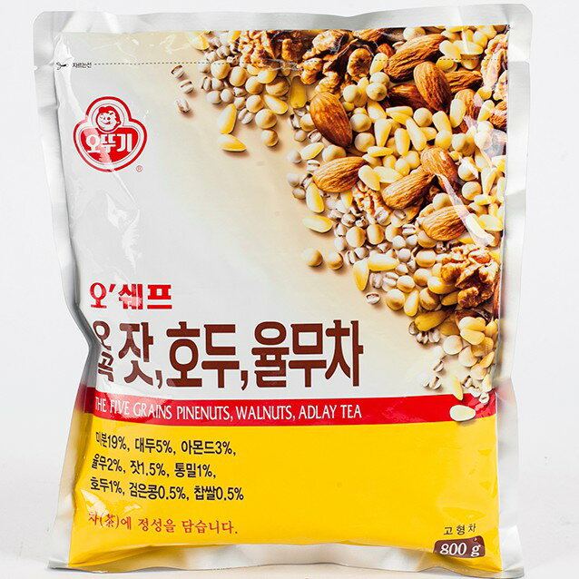 【首爾先生mrseoul】韓國 不倒翁 OTTOGI 綜合穀物茶 綜合穀物 松子茶 穀物茶 800G