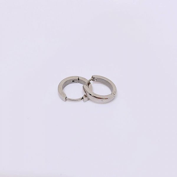 現貨專區｜多色迷你個性環扣耳環-閃亮銀(hde11-Si)｜送禮精選店家★Reyna jewelry 女王飾品