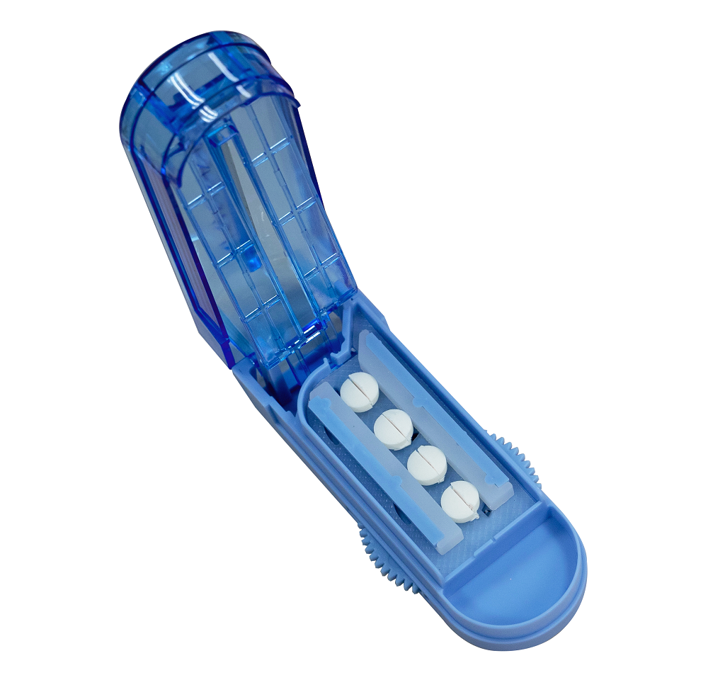 切藥器 隱刀式 多顆 安全切藥器 保健品 藥錠 B群 分藥【護立康】 0