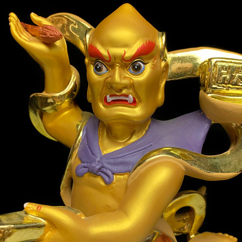 善緣堂 魁星點鬥樹脂神像文曲星佛像家用供奉風水工藝品擺件12寸