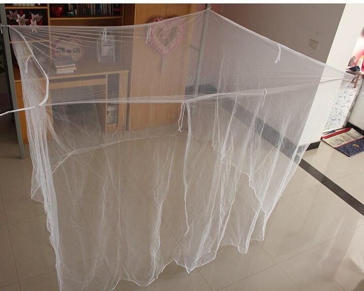 加密1.5m1.8m寬床2米長2.2米高老式蚊帳子雙人單門防蚊系帶家用
