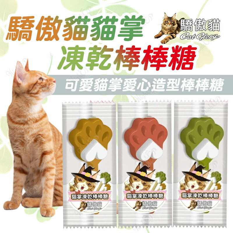 驕傲貓 貓掌凍乾棒棒糖 凍乾零食 貓點心 貓零食 貓食品 愛心棒棒糖 造型棒棒糖 貓掌棒棒糖【240309】
