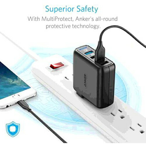 2美國直購] Anker PowerPort Speed 4 牆上充電器，附快速充電3.0