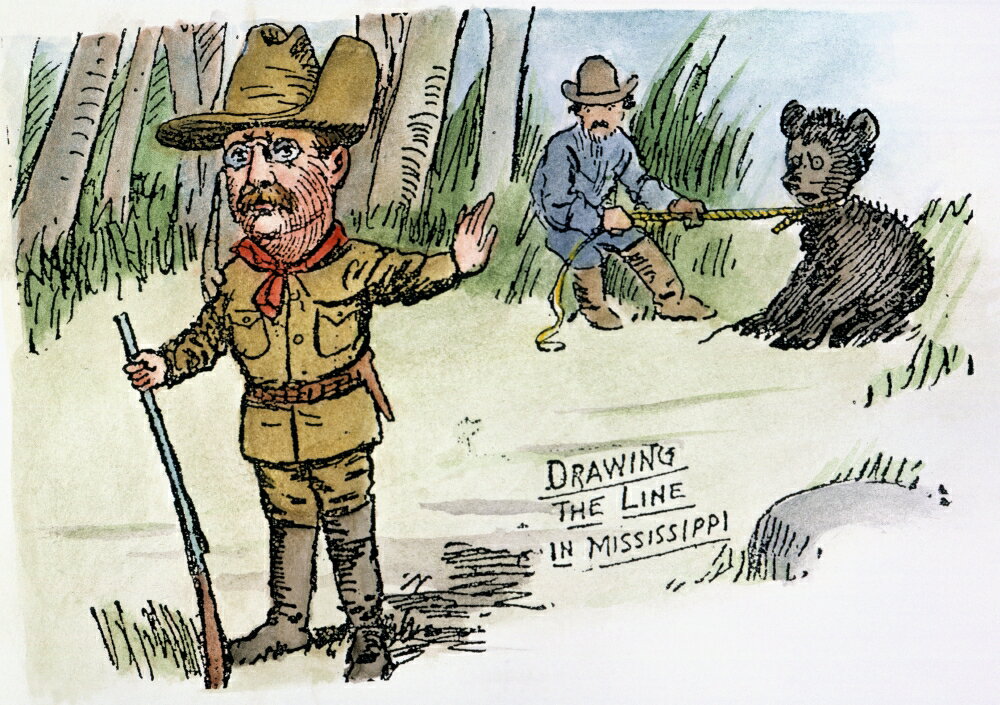 10. Teddy Roosevelt political cartoon tattoo - wide 1