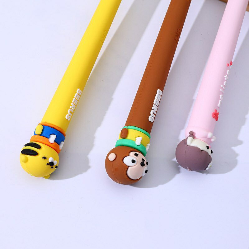 卡通造型公仔牙刷 試管裝單支居家牙刷 兒童學生矽膠頭動物軟毛牙刷｜丹丹悅生活 1