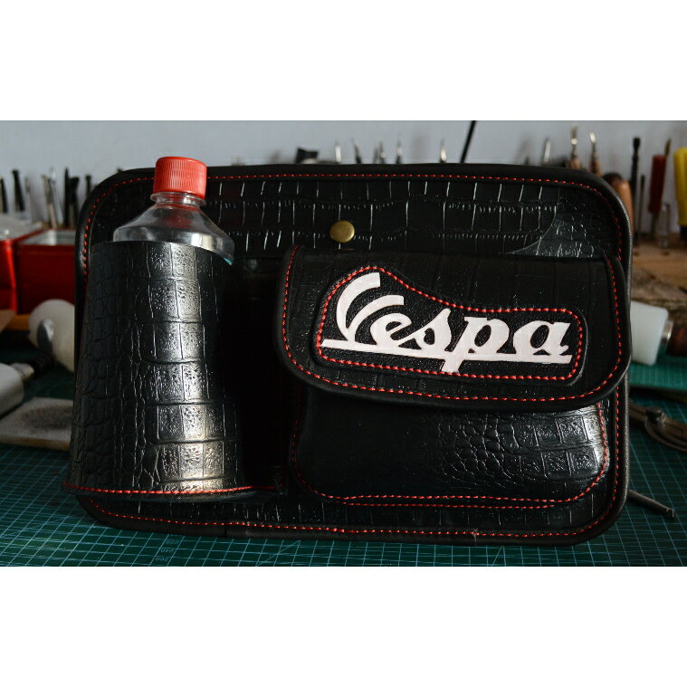 「新款」Vespa偉士牌GTSGTV300LX春天衝刺150前置包置物包手套箱掛包 5