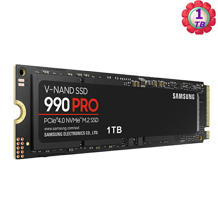 SAMSUNG 990 PRO 1TB 1T MZ-V9P1T0BW M.2 PCIe 4.0 NVMe SSD 固態硬碟