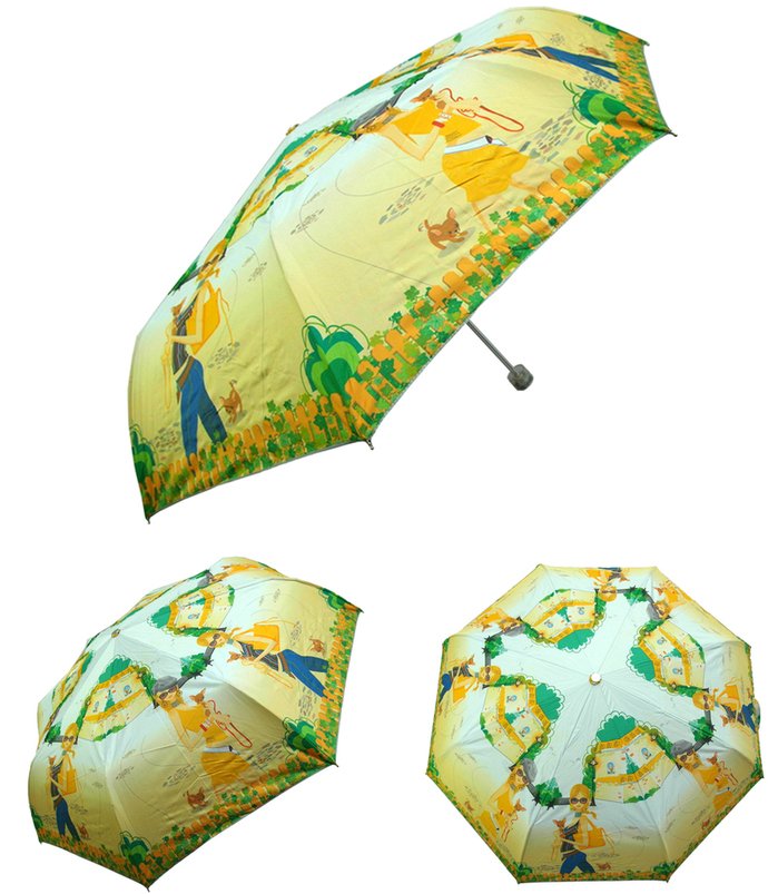 【海夫生活館】輕量 城市女孩 三折傘 雨傘(Lv0046) 共八款 3