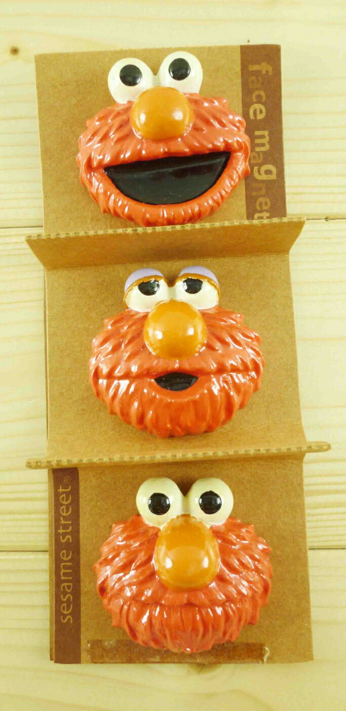 【震撼精品百貨】Sesame Street 芝麻街 磁鐵-3入-ELMO 震撼日式精品百貨