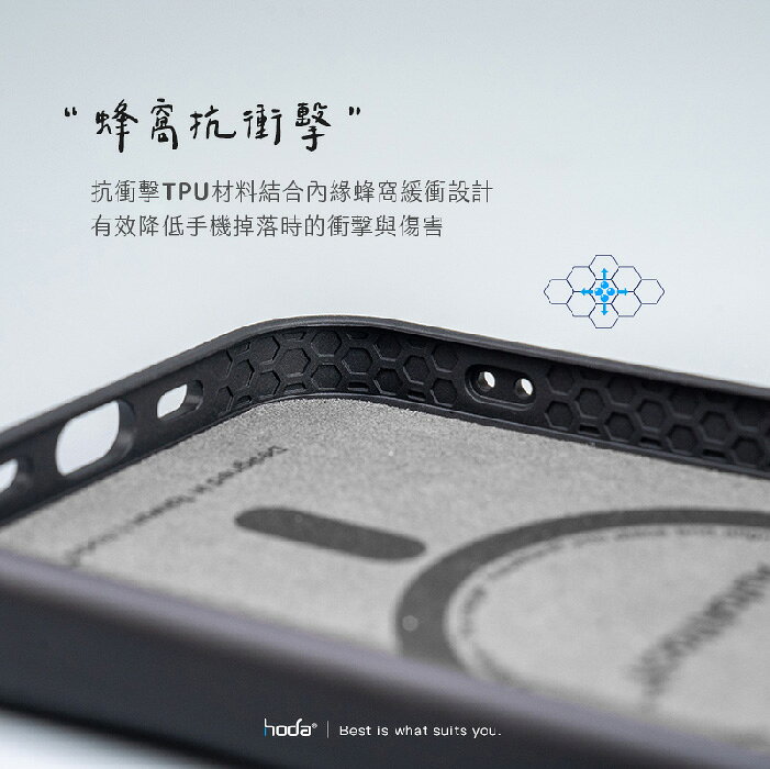 HODA magsafe 幻石 防摔殼 手機殼 核桃木 凱芙拉纖維 適用 iPhone 14 plus pro max 1