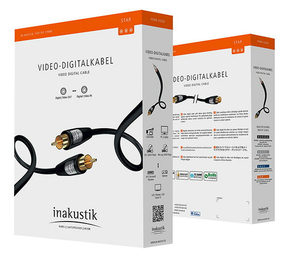 inakustik STAR 5%領券回饋 Digital Coaxial數位同軸訊號線 三星 台灣公司貨