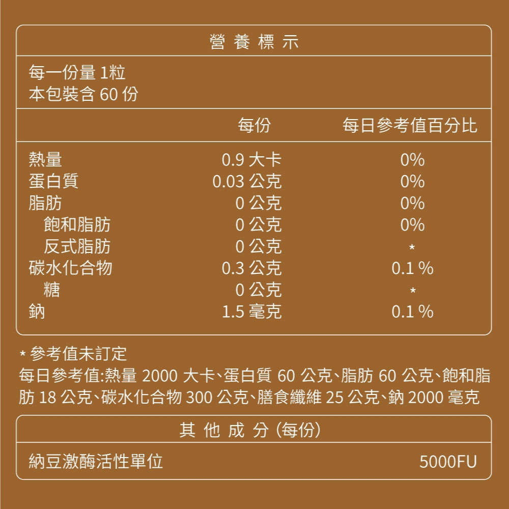 大研生醫 台灣納豆膠囊 60粒/盒 (納豆激酶5000FU 無黃麴毒素) 專品藥局【2030497】 3