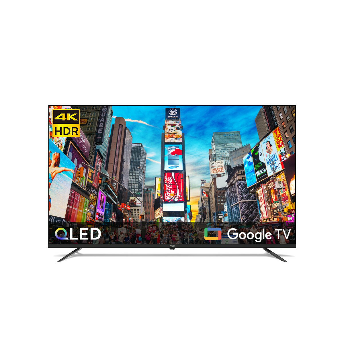 滿額現折220★【出清】【含基本安裝】AOC 75型4K QLED Google TV 智慧顯示器75U8040– 展示機福利機