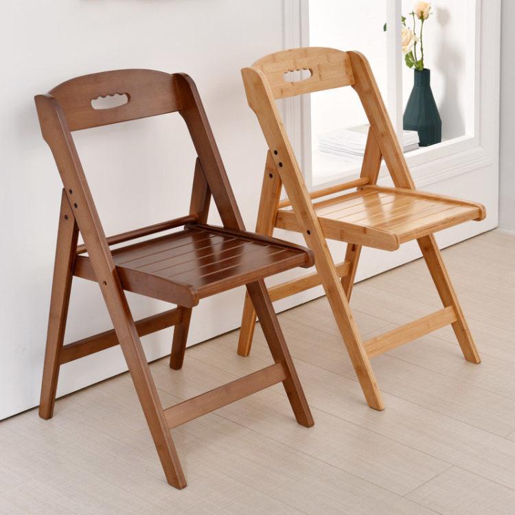 免運 折疊椅 折疊椅家用坐椅便攜靠背凳子簡易折疊餐椅辦公電腦析疊實木小椅子