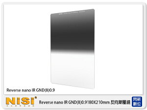 NISI 耐司 Reverse nano GND8 0.9 漸層鏡 180X210mm 方形 反向 漸層減光鏡