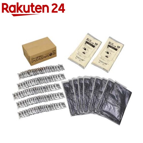 緊急備用簡易廁所組（附除臭袋）可使用100次（1組）｜防災用品 戶外適用 日本必買 | 日本樂天熱銷-日本樂天官方嚴選-日本商品推薦