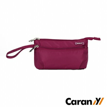【AOU微笑旅行】CARANY系列-旅行收納包 化妝包 盥洗包(紫紅色107-010)