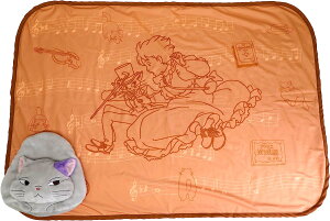 真愛日本 宮崎駿 吉卜力 心之谷 側耳傾聽 月島雯 男爵 上升氣流 造型收納毛毯 抱靠枕