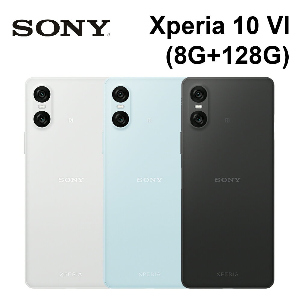 【4%點數】Sony Xperia 10 VI (8G+128G) 6.1吋 21:9螢幕 IP68防塵防水