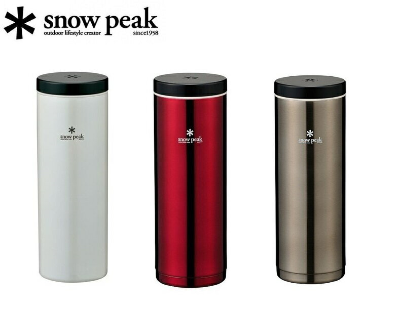 [ Snow Peak ] 隨行保溫瓶 500 / 珍珠白  酒紅 銀 / TW-071R 1