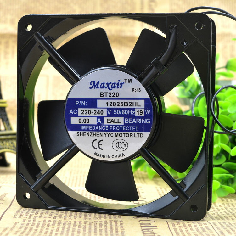 Maxair BT/220 12025B2HL 220V 12025 12cm 軸流風機交流散熱風扇